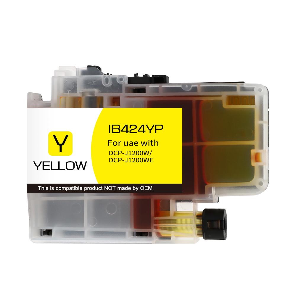 1 Compatible Brother LC424Y Yellow Ink Cartridge (LC424Y)